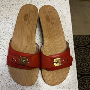 Vintage Dr Scholls Clog Sandals